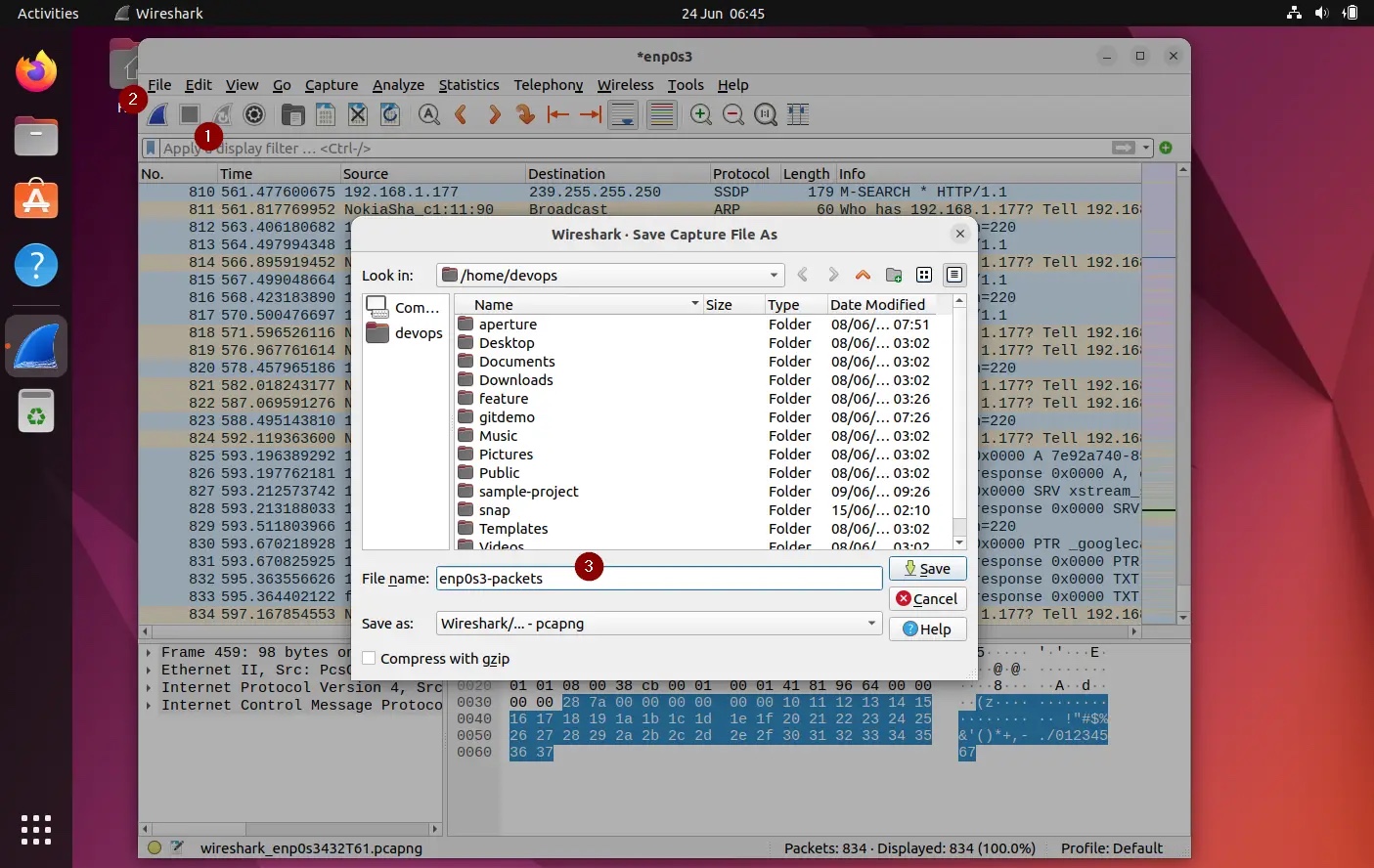 怎样在 Ubuntu 22.04 中装置和使用 Wireshark